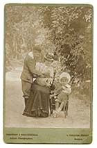 Lion Cubs in Zoological Gardens [Cabinet Card]